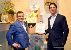 Emile Dings of Dillewijn Zwapak together with Nick MacDonald of Vaselife. Both presented 'The new One Stop Shop co-operation' between Dillewijn Zwapak and Vaselife.